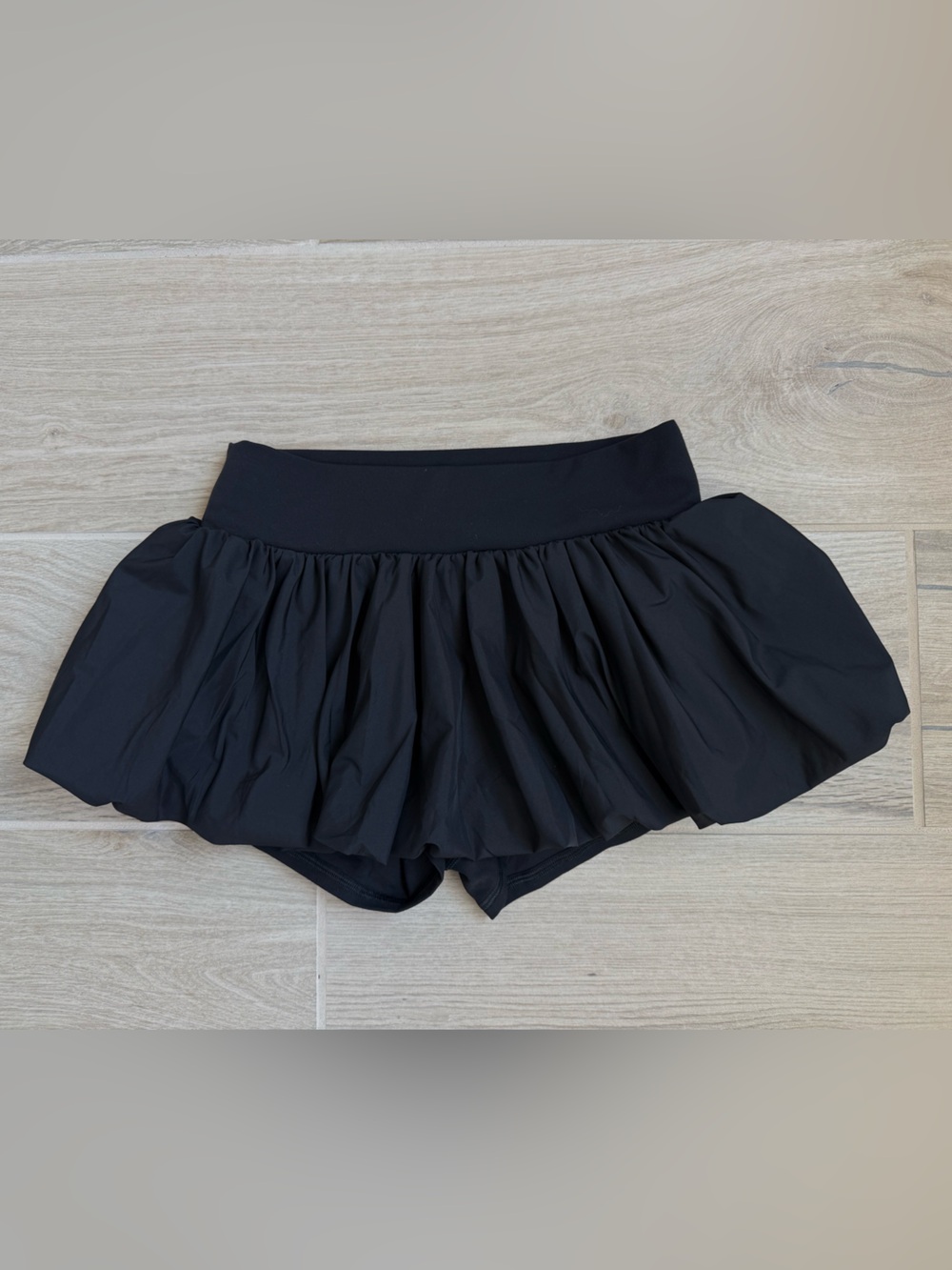 Free People Movement Bubble Skirt Womens Small Black Athletic Tennis Skort New - Picture 2 of 7